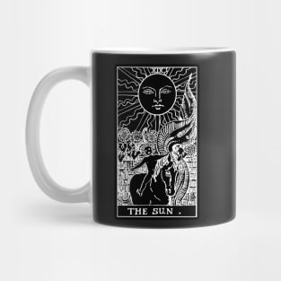 XIX. The Sun Tarot Card | Obsidian and Pearl Mug